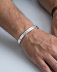 Dad Gift, Men's Cuff Bracelet, Personalized Custom Rune Cuff Bracelet, Father's Day Gift