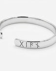 Dad Gift, Men's Cuff Bracelet, Personalized Custom Rune Cuff Bracelet, Father's Day Gift