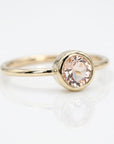14k Gold Blush Morganite Ring - Melt'm Jewelry