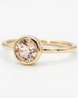 14k Gold Blush Morganite Ring - Melt'm Jewelry