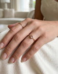 14k Gold Blush Morganite Ring - Melt'm Jewelry