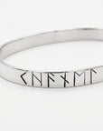Dad Gift, Men's Cuff Bracelet, Personalized Custom Rune Cuff Bracelet, Father's Day Gift - Melt'm Jewelry