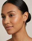 Gold Diamond Huggies (SINGLE or PAIR) - Melt'm Jewelry
