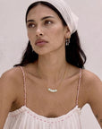 Genuine Welo Opal Bar Necklace - Melt'm Jewelry