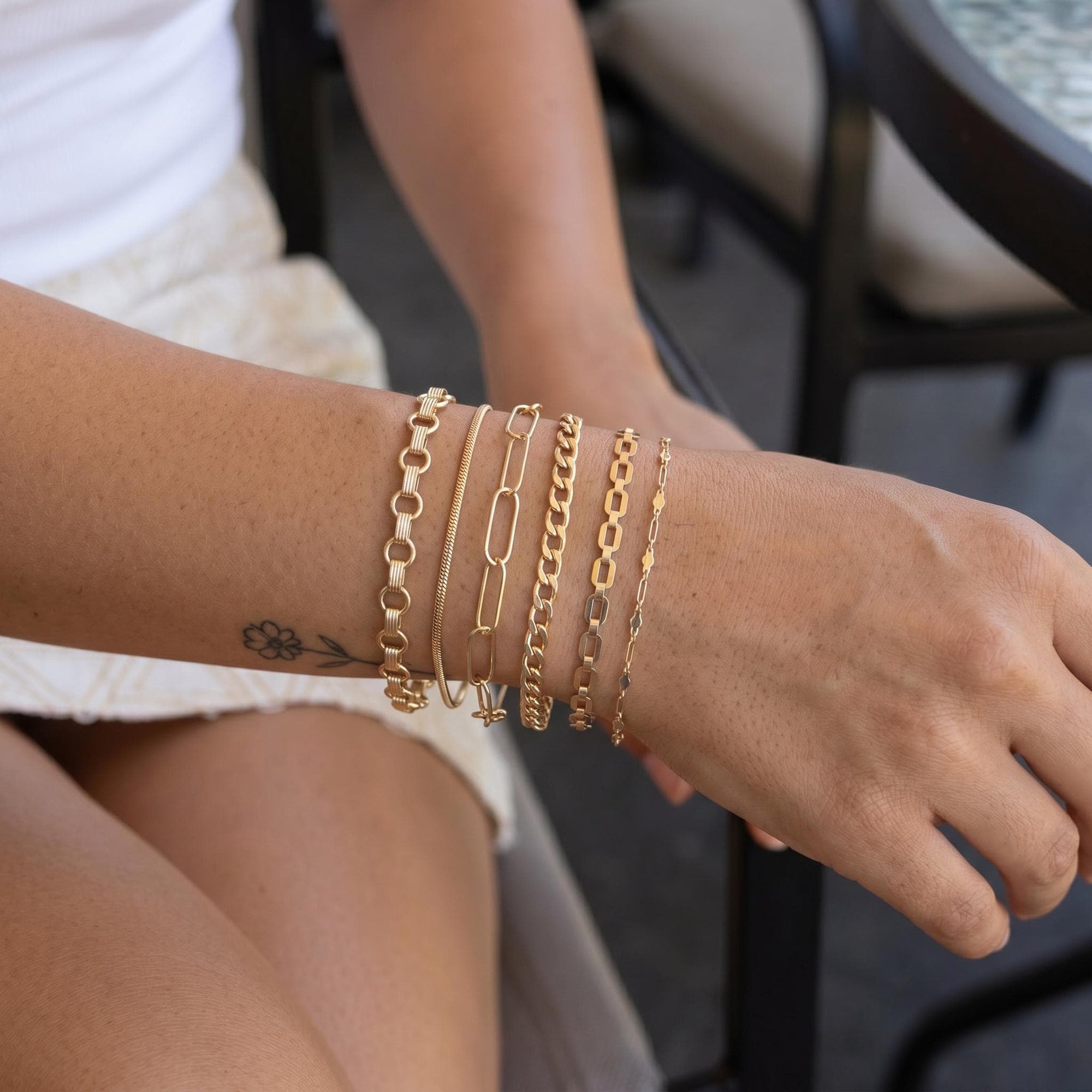 Thick Curb Chain Bracelet, Gold Filled or Sterling Silver - Melt'm Jewelry