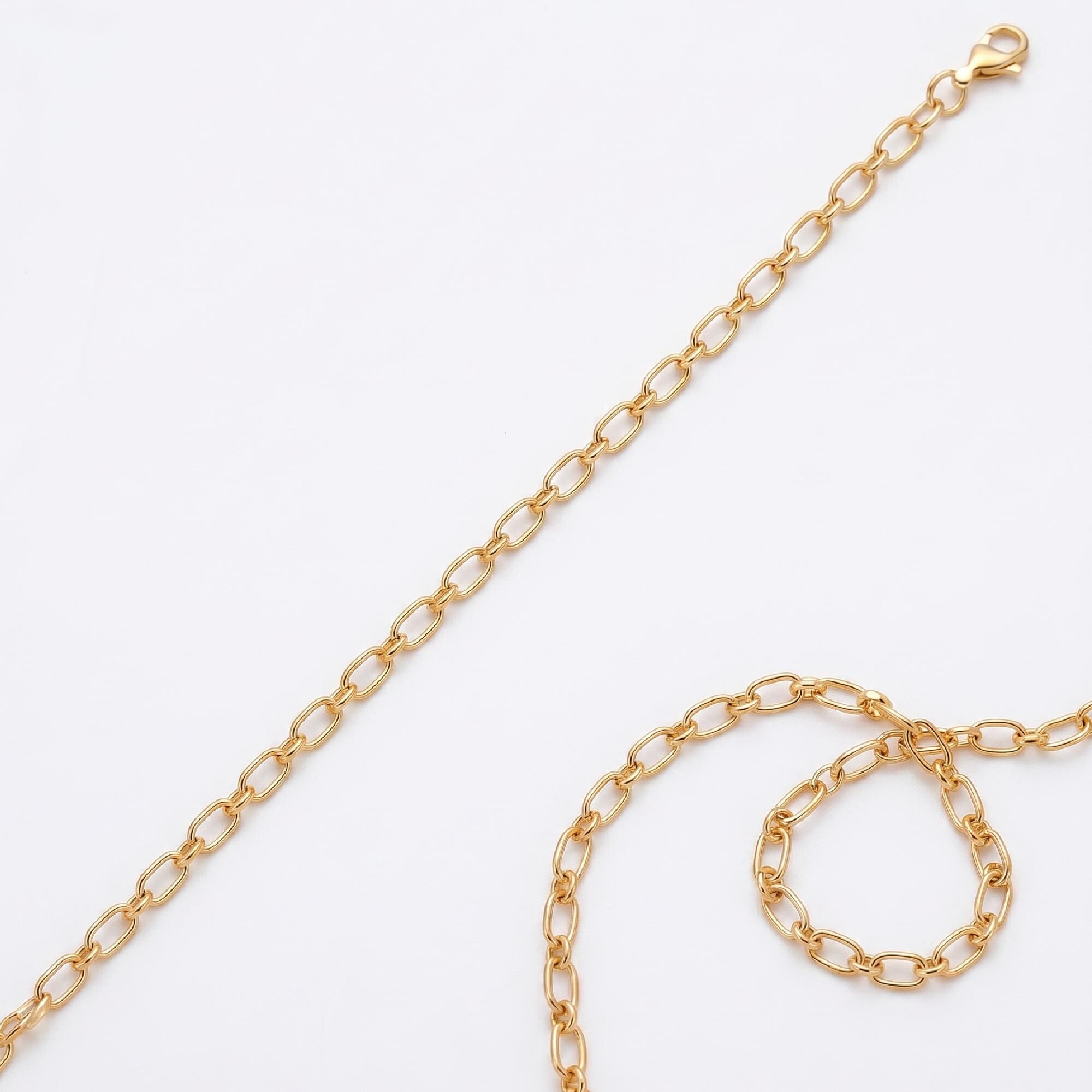 Gold Thick Chain Bracelet, Gold Layering Bracelet - Melt'm Jewelry