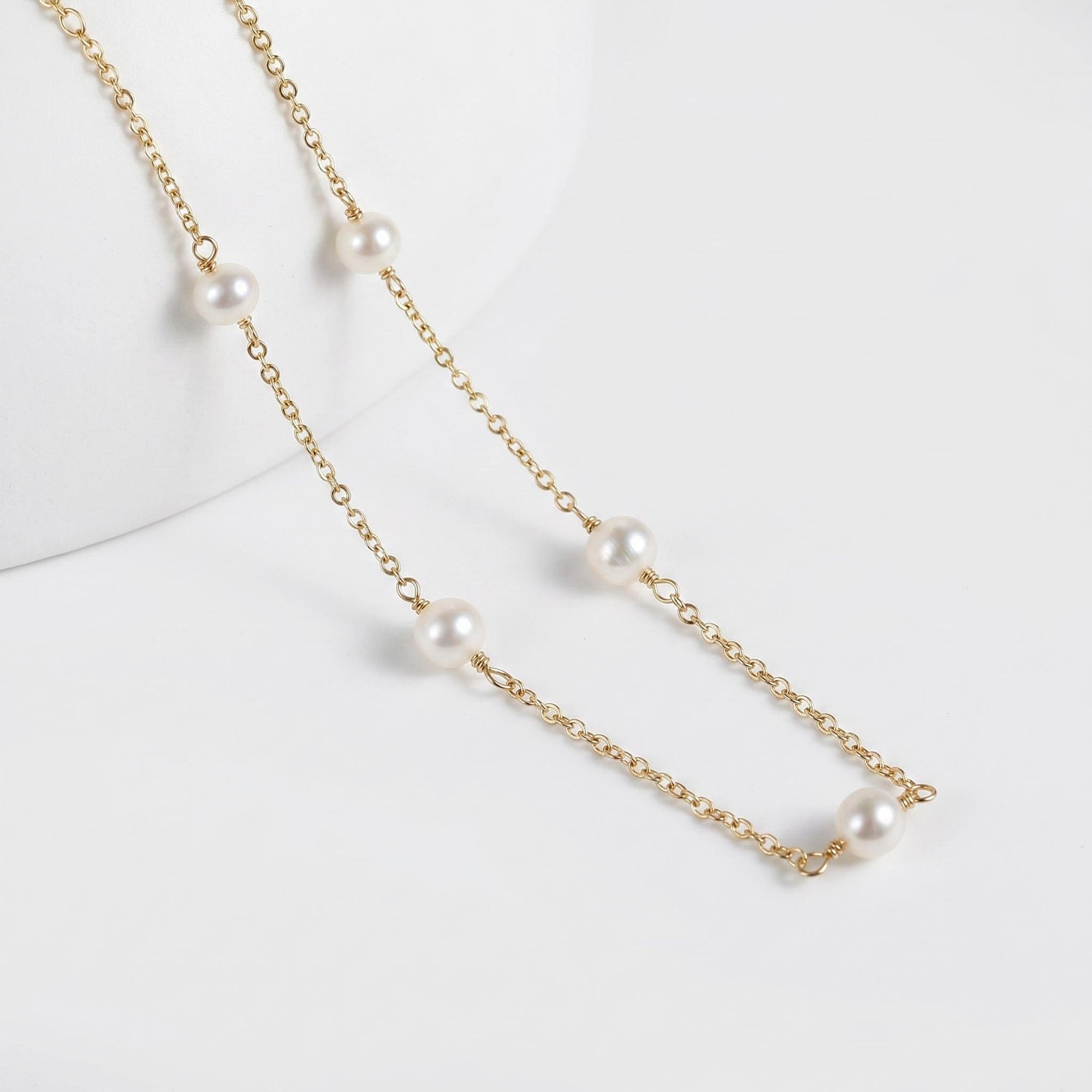 Freshwater Pearl Choker Necklace - Melt'm Jewelry