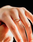 Ruby Ring 14k Solid Gold, July Birthstone Ring - Melt'm Jewelry