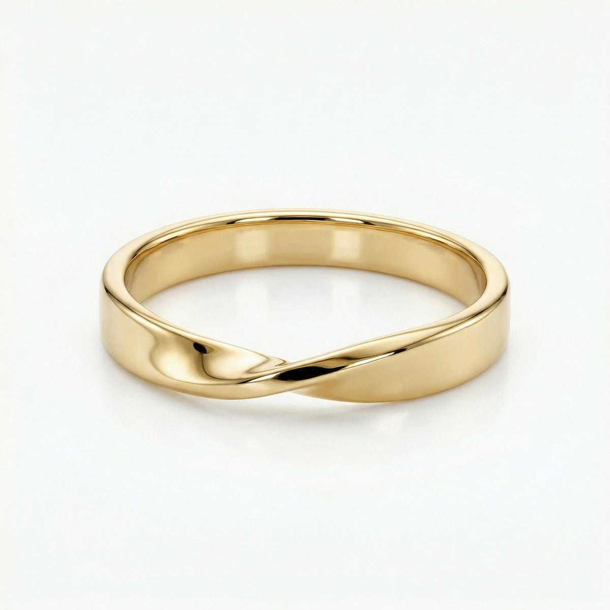 Mobius Ring 14k Gold, His and Hers Matching Band - Melt'm Jewelry