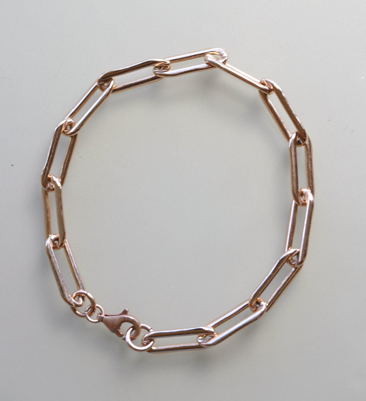Rose Gold Filled Link Chain Bracelet - Melt'm Jewelry