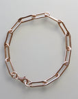 Rose Gold Filled Link Chain Bracelet - Melt'm Jewelry