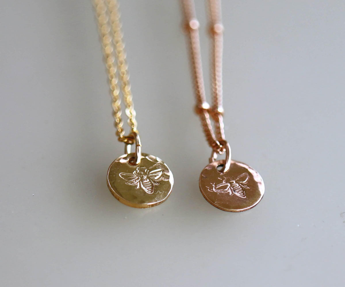 Honey Bee Necklace - Melt'm Jewelry