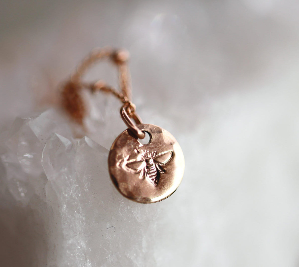 Honey Bee Necklace - Melt'm Jewelry