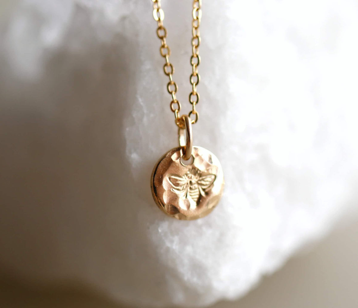 Honey Bee Necklace - Melt'm Jewelry