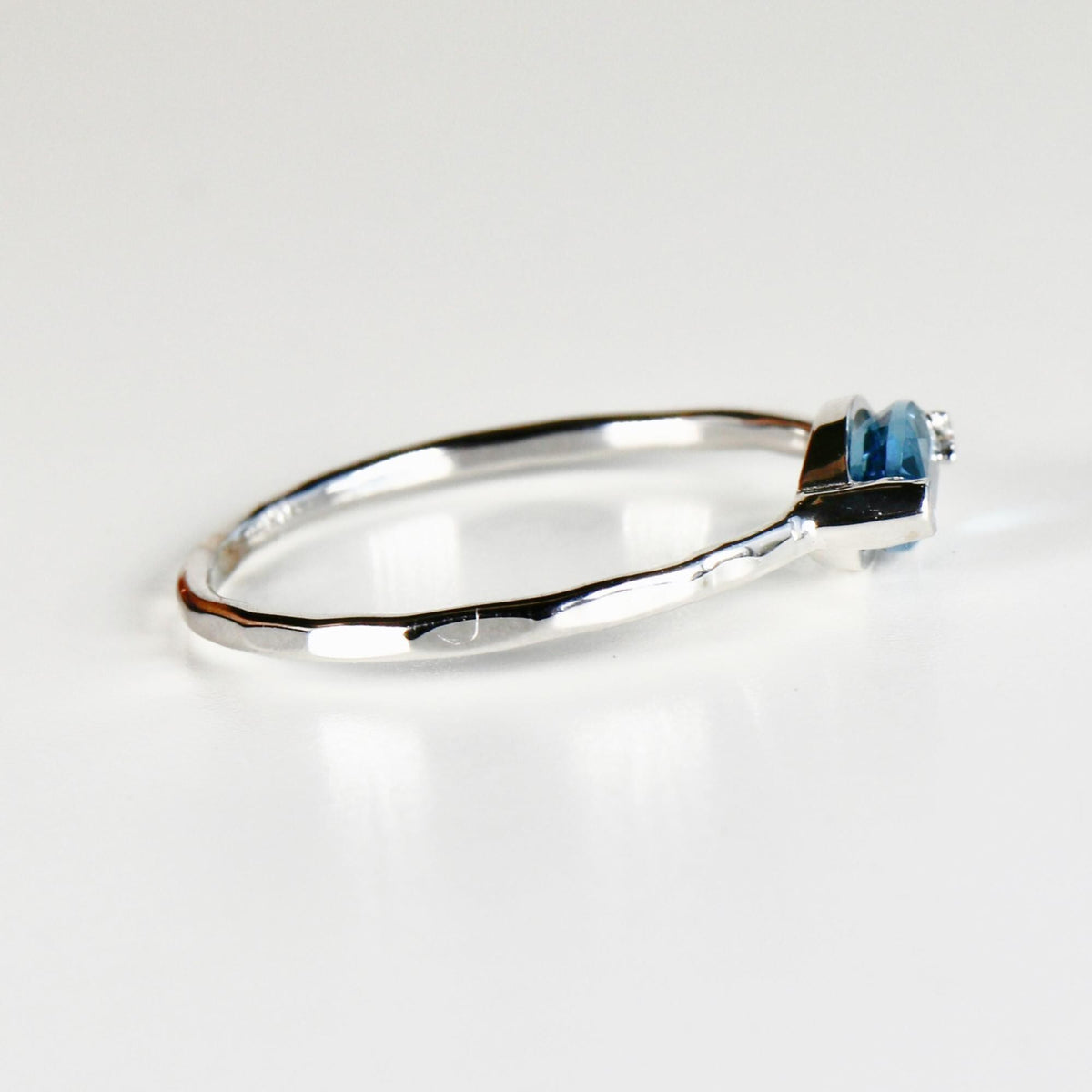 Marquise London Blue Topaz Ring in 14k Gold - Melt'm Jewelry