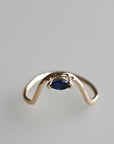 Marquise Sapphire Engagement Ring - Melt'm Jewelry