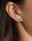 14k Gold Dragonfly Stud Earrings, Nature Inspired Gift (SINGLE or PAIR) - Melt'm Jewelry
