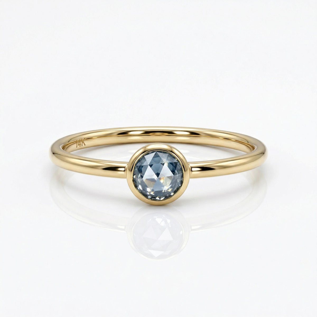 Teal Green Montana Sapphire Ring - Melt'm Jewelry