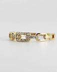 14k Gold Link Chain Ring - Melt'm Jewelry