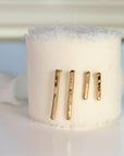 Hammered Gold Bar Stud Earrings - Melt'm Jewelry