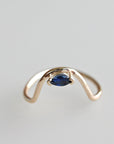 Marquise Sapphire Engagement Ring - Melt'm Jewelry