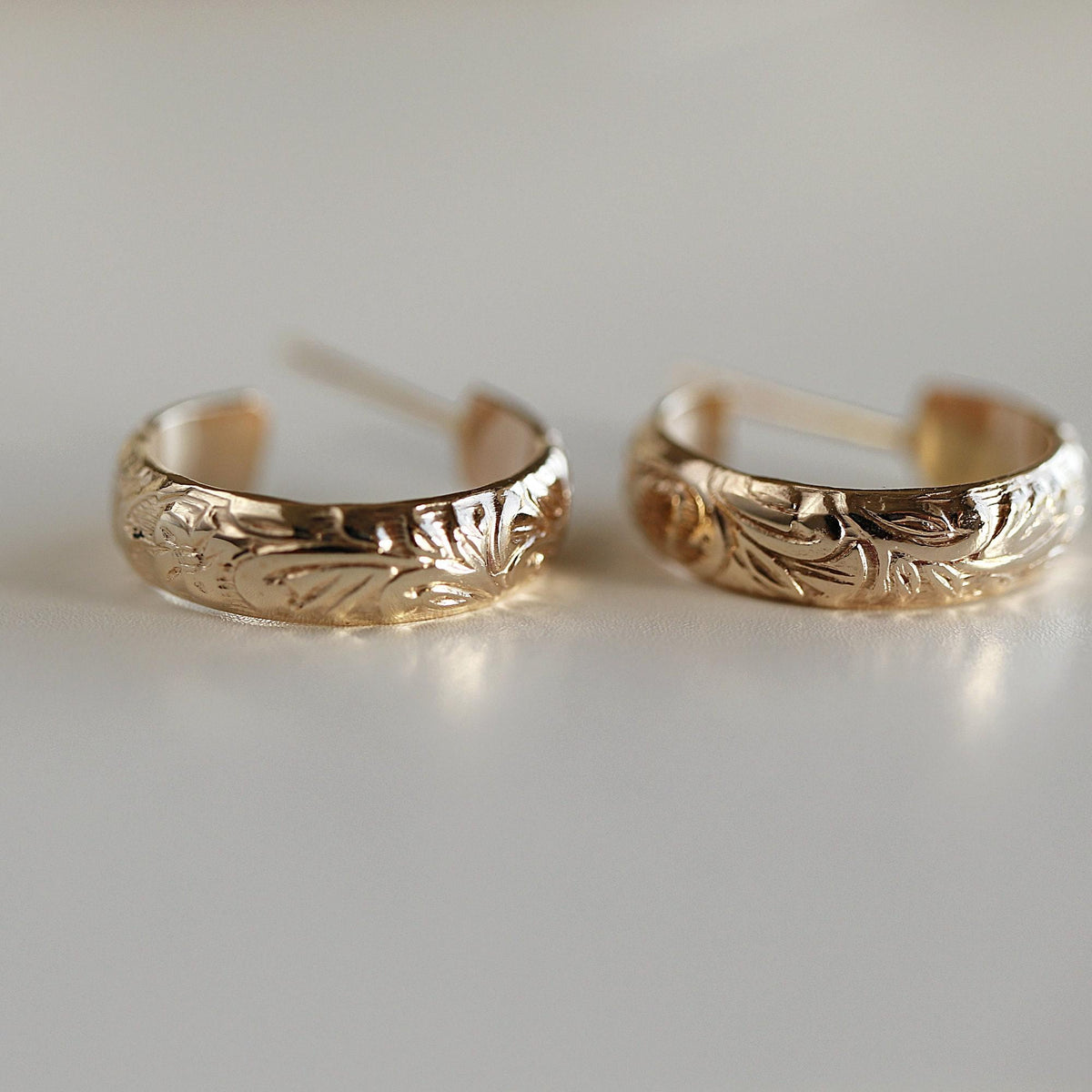 Small Gold Hoops, Gold Filled Hoop Earrings - Melt'm Jewelry