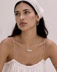 Genuine Welo Opal Bar Necklace - Melt'm Jewelry