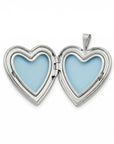 Heart Photo Locket Necklace Sterling Silver, Memorial Jewelry, Pet Memory Locket - Melt'm Jewelry