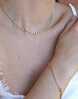 Thick Curb Chain Bracelet, Gold Filled or Sterling Silver - Melt'm Jewelry