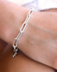 Gold Chunky Bracelet, Gold Filled Link Chain Bracelet - Melt'm Jewelry