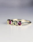 Pink and Green Tourmaline Ring - Melt'm Jewelry
