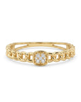Square Pave Diamond Ring 14k Gold - Melt'm Jewelry