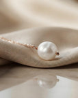 Rose Gold Natural Pearl Necklace - Melt'm Jewelry