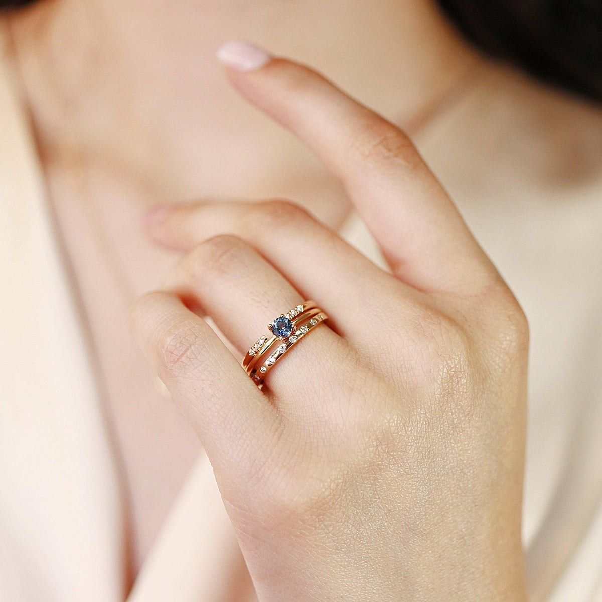 Flush Set Diamond Wedding Band - Melt'm Jewelry