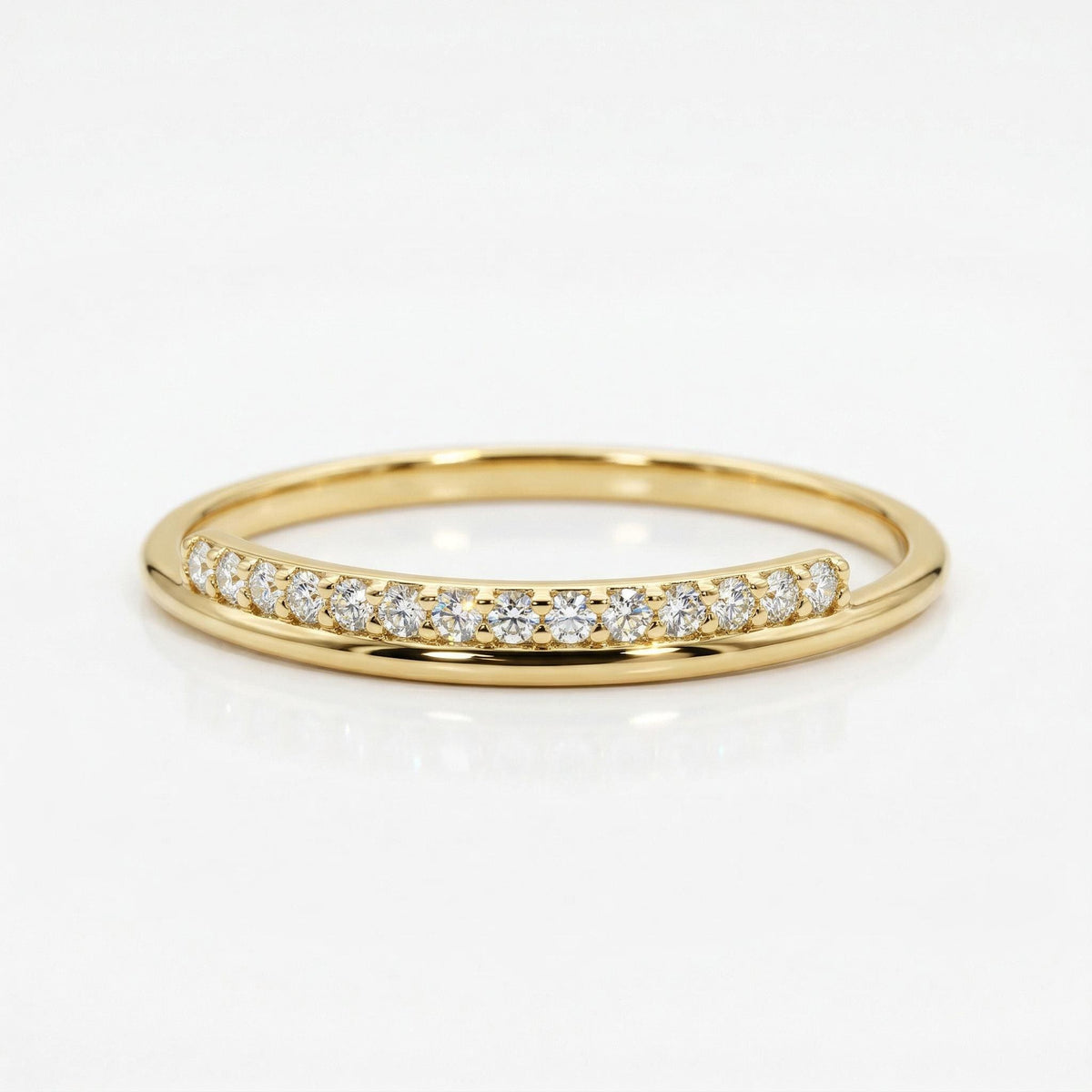 Diamond Wedding Band 14k Gold - Melt'm Jewelry