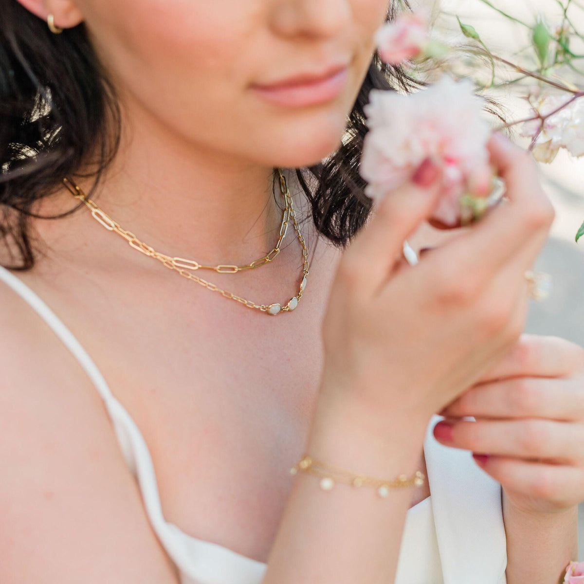 Gold Filled Paperclip Link Chain Necklace - Melt'm Jewelry