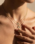 Initial Necklace Gold Filled or Sterling Silver, Personalized Jewelry - Melt'm Jewelry