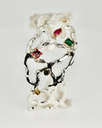 Multi-Gem Gemstone Cuff Bracelet in Sterling Silver and 14k Gold Set- One of A Kind - Melt'm Jewelry