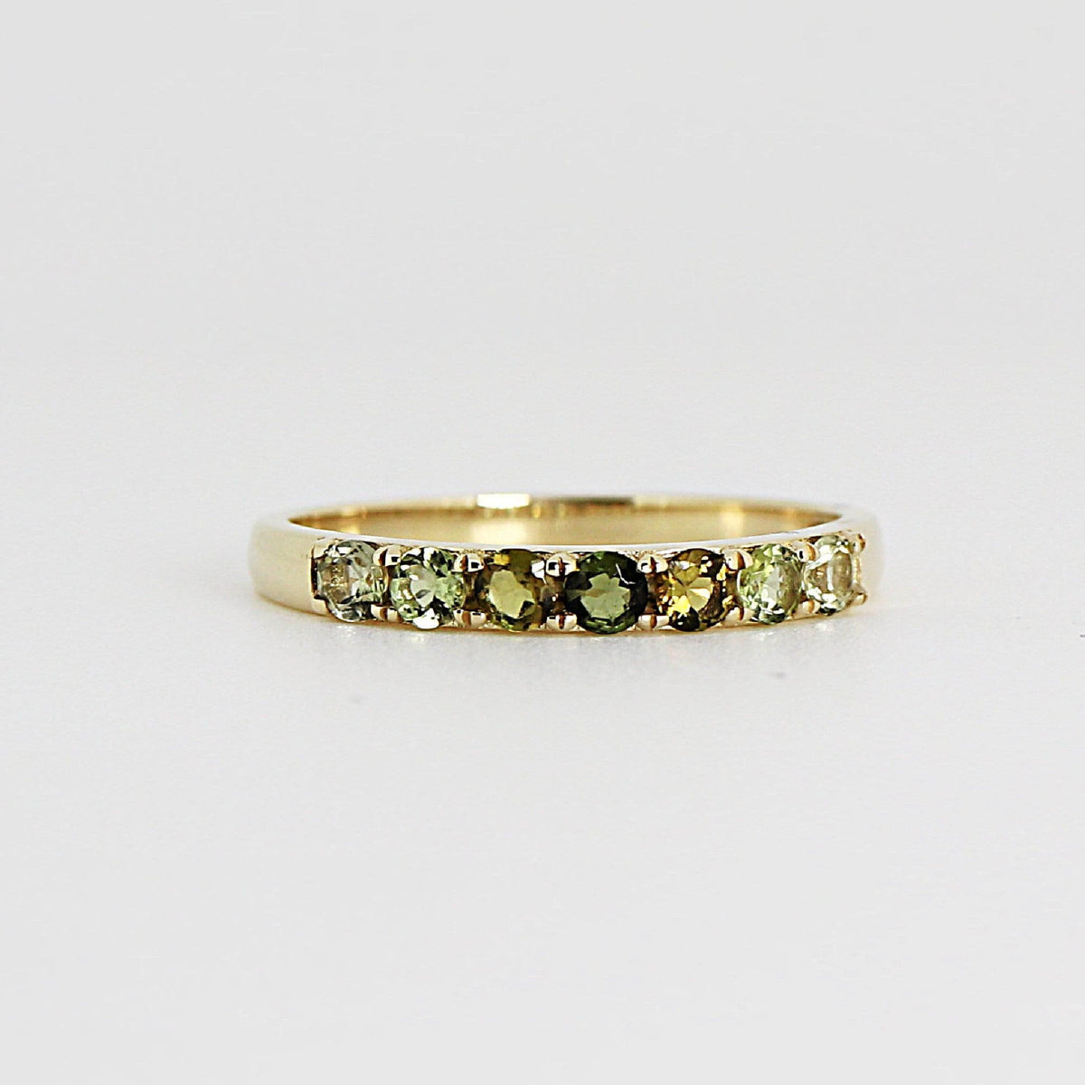Ombre Ring Band in 14k Solid Gold - Melt'm Jewelry