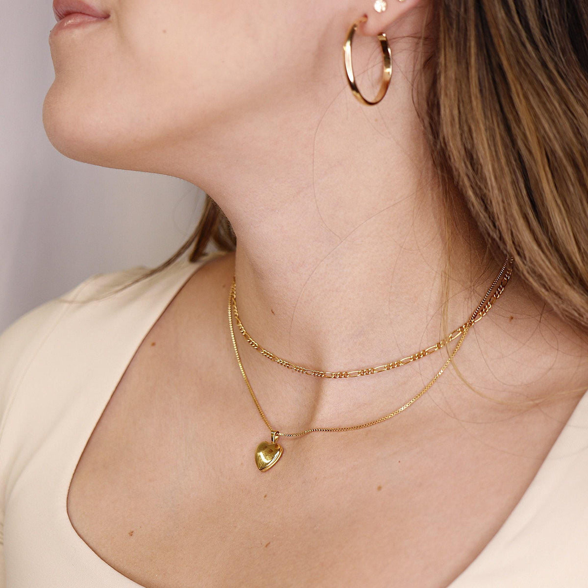 Large Gold Hoop Earrings, 30mm Gold Filled Open Hoops - Melt'm Jewelry
