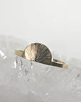 Sunrise Ring in 14K Solid Gold - Melt'm Jewelry