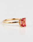14k Gold Pink Tourmaline Ring - Melt'm Jewelry