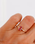 14k Gold Pink Tourmaline Ring - Melt'm Jewelry