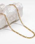 Gold Dainty Figaro Chain Choker Necklace - Melt'm Jewelry