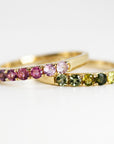 Ombre Ring Band in 14k Solid Gold - Melt'm Jewelry