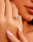 Aquamarine Engagement Ring - Melt'm Jewelry