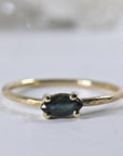 Marquise Cut Sapphire Engagement Ring, September Birthstone Ring - Melt'm Jewelry