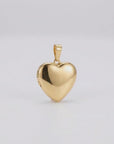 14k Gold Filled Heart Locket Necklace, Memorial Gift