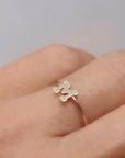 14k Gold Initial Ring