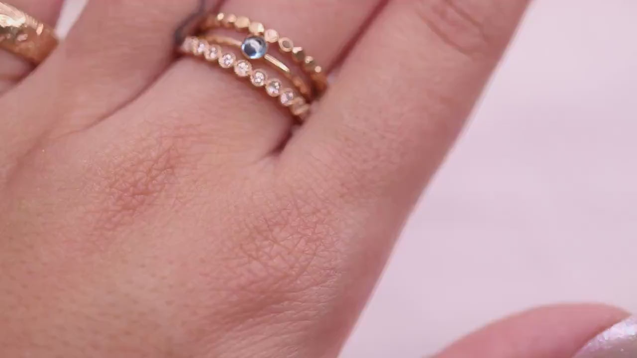 Floral Wedding Band Solid 14k Gold, Thick Wedding Ring